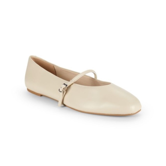 Magnolia Shoes - Magnolia Cream Mary Jane Flat Loafers